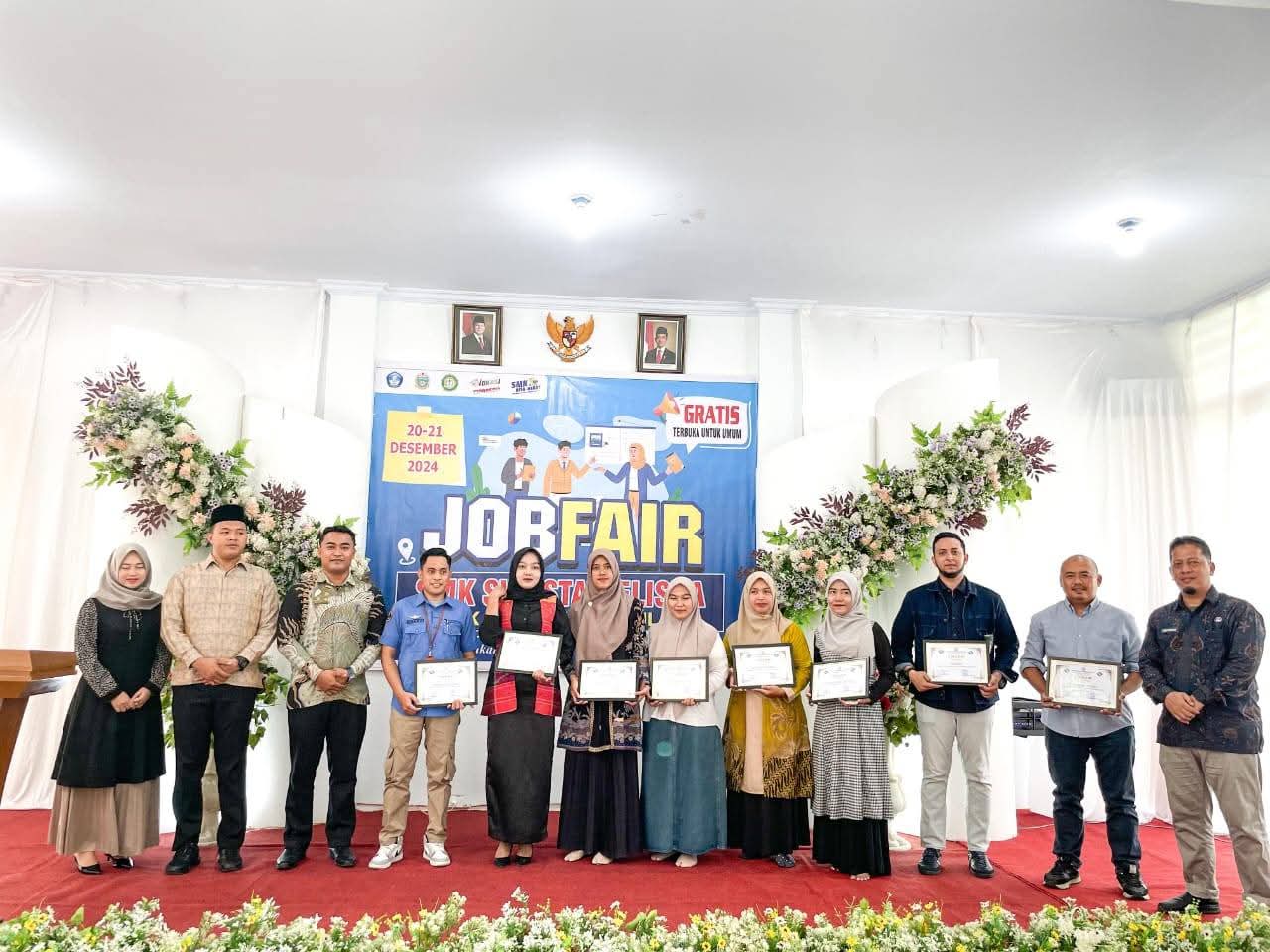 Pelaksanaan Job Fair di SMK Swasta Delisha